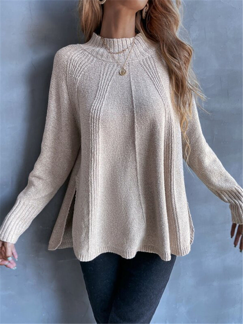 Damen Oversized Strickpullover Drune