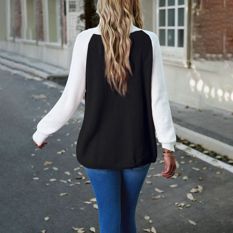 Drune | Elegante Strickjacke mit Hohem Kragen Acryl Bequem, Warm