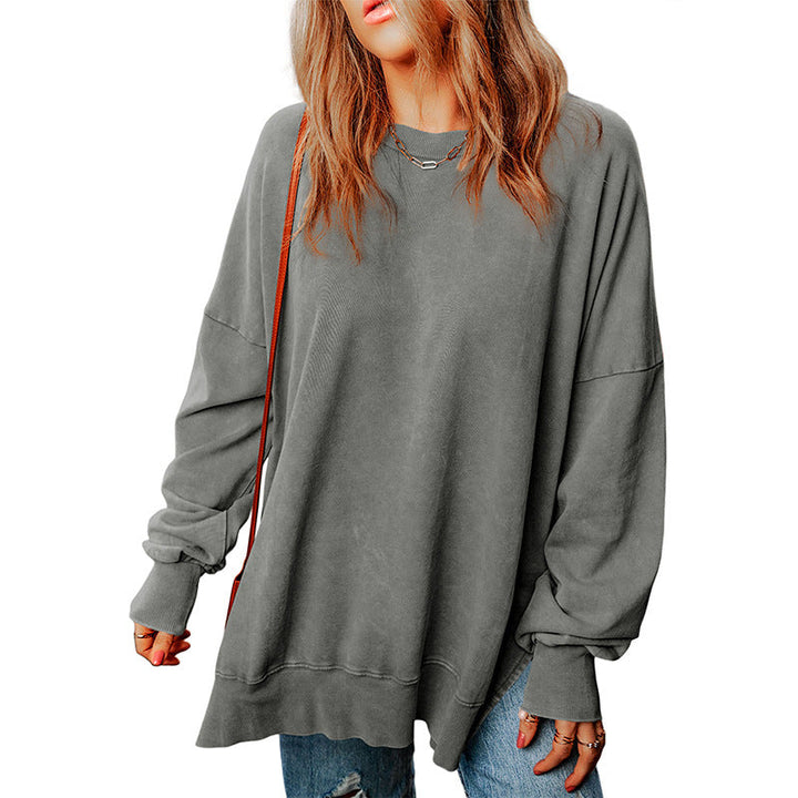 Drune | Oversized Sweatshirt - Baumwollmischung - Drop Shoulder - Gerippter Saum & Bündchen