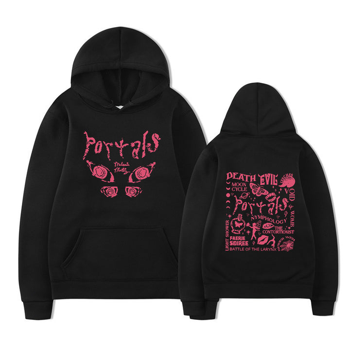 Damen Kapuzenpullover mit kreativem Motiv und bequemer Passform Drune