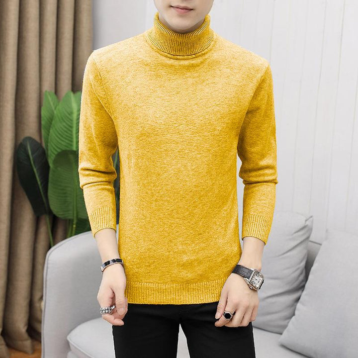Herren nan figurbetonter Rollkragenpullover aus Feinstrick mit elastischer Passform Drune