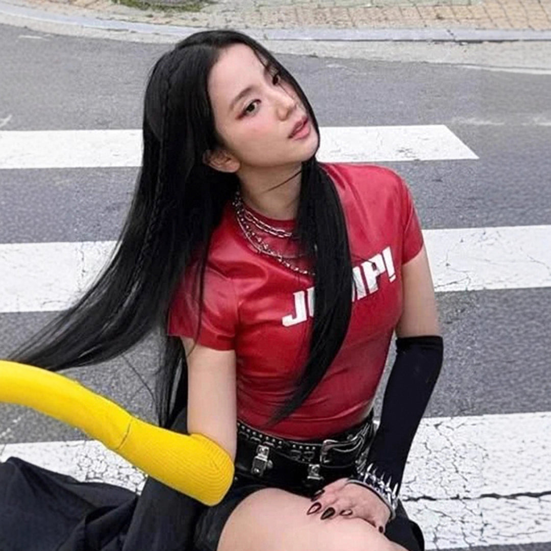 Damen Sportliches Kurzarmoberteil aus glänzendem Funktionsmaterial Drune