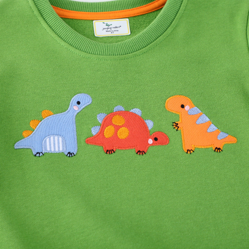 Kinder Sweater mit buntem Dinosaurier-Motiv Drune