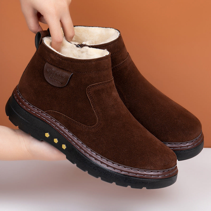 Damen Warmgefütterte Stiefeletten Drune