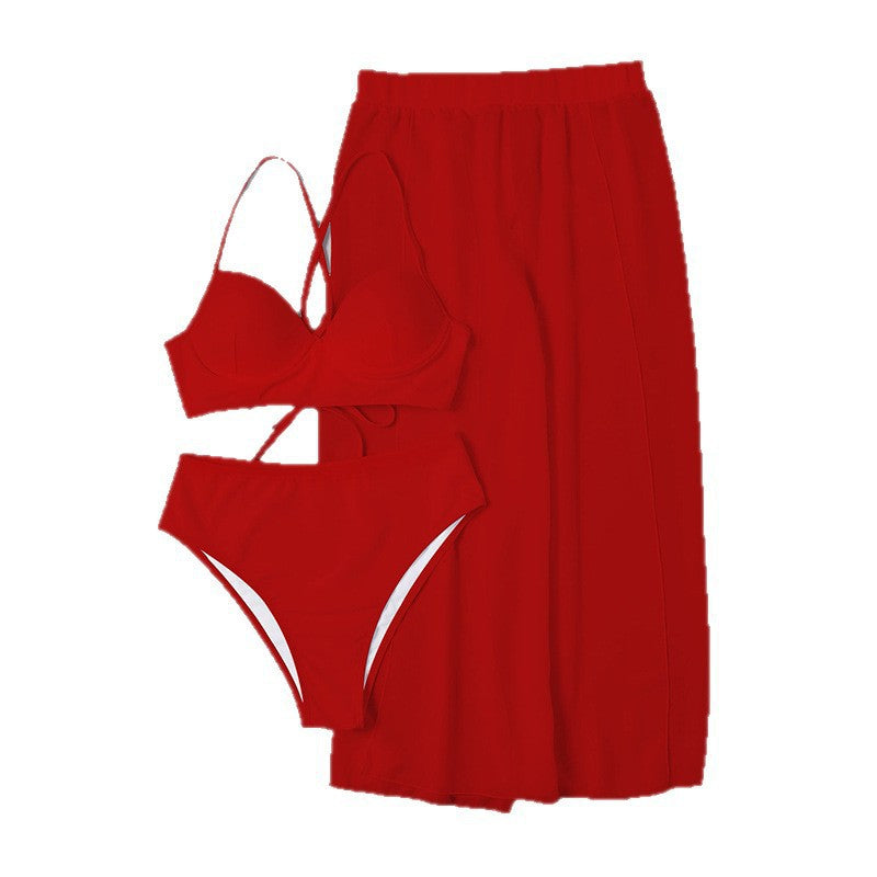 Damen Bikini-Set mit elegantem Wickelrock Drune