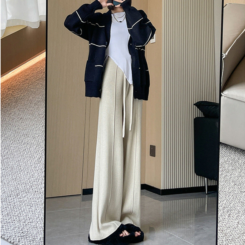 Damen Bequeme weit geschnittene Hose aus hochwertigen Materialien Drune