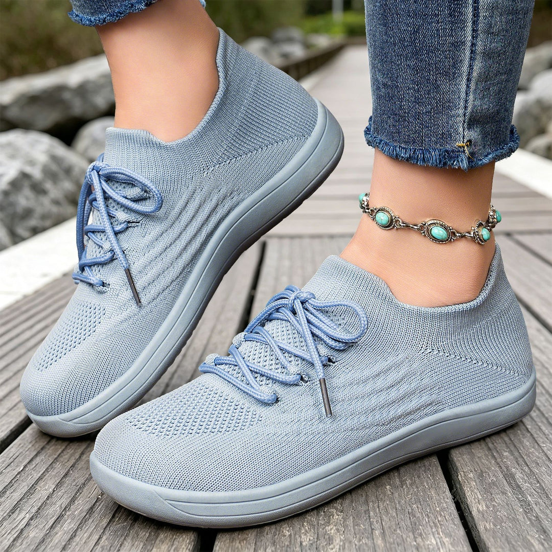 Damen nan ultraleichter Everyday-Stricktrainer mit sockenähnlichem Einstieg und orthopädischer Memory-Zwischensohle Drune