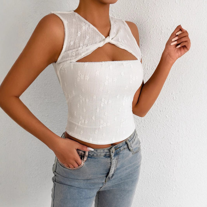 Damen Elegantes und innovatives Crop-Top Drune