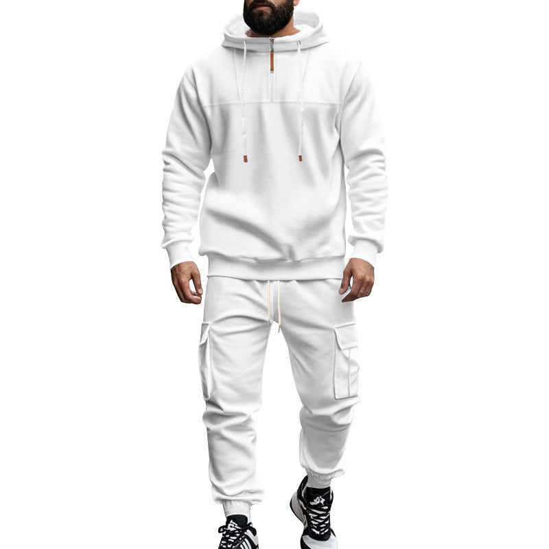 Herren Kapuzensweatshirt und Cargo-Hose Set Drune