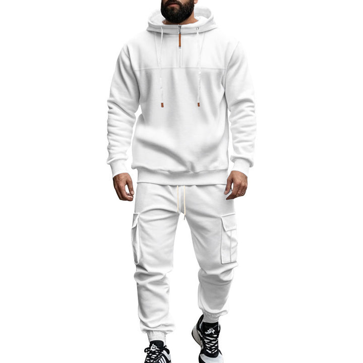 Herren Kapuzensweatshirt und Cargo-Hose Set Drune