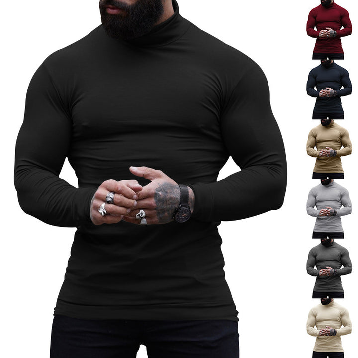 Herren Hochwertiger Stehkragenpullover aus weichem Material Drune