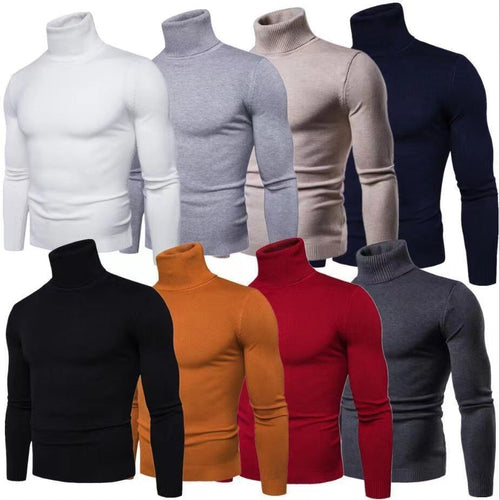 Herren Rollkragenpullover aus hochwertiger Baumwolle Drune