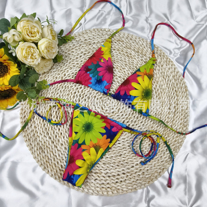 Damen Triangel-Bikini mit verspieltem Punkten-Design Drune