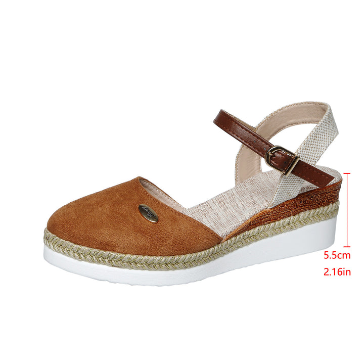 Damen Espadrilles mit eleganter Schnalle Drune