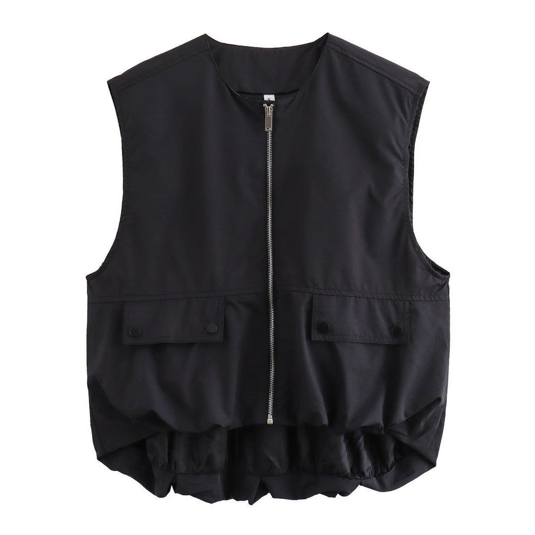 DruneMODE | Lockere Freizeit Cardigan Weste Tank Top