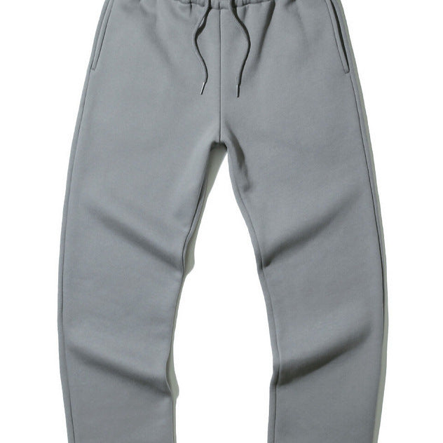 Unisex moderne Relax-Jogginghose mit elastischem Kordelbund, seitlichen Eingrifftaschen und schmal zulaufendem Bein Drune
