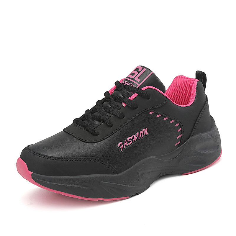 Damen nan voluminöse Sneaker mit gepolstertem Kragen und stoßabsorbierender Sohle Drune
