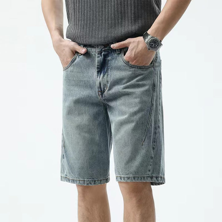 Herren Denim-Shorts im lässigen Relaxed Fit mit seitlichen Taschen Drune