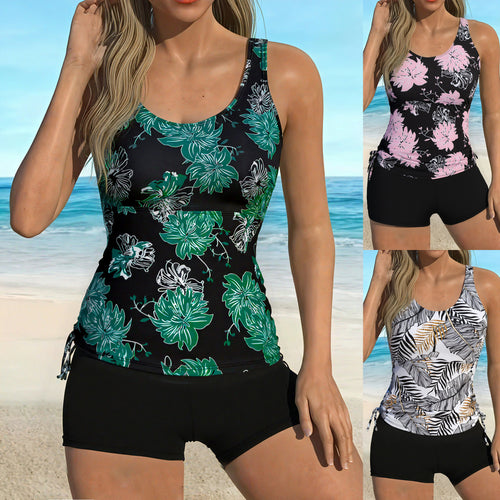 Damen Schwimm-Set mit verstellbaren Trägern und lässiger Hose Drune