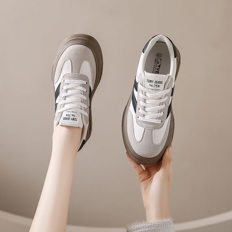 Damen Plateau-Sneaker mit modischer Verzierung Drune