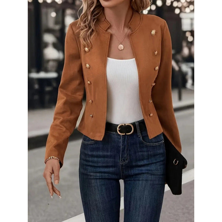 Damen Blazerjacke mit eleganten Knopfdetails und hochwertiger Verarbeitung Drune