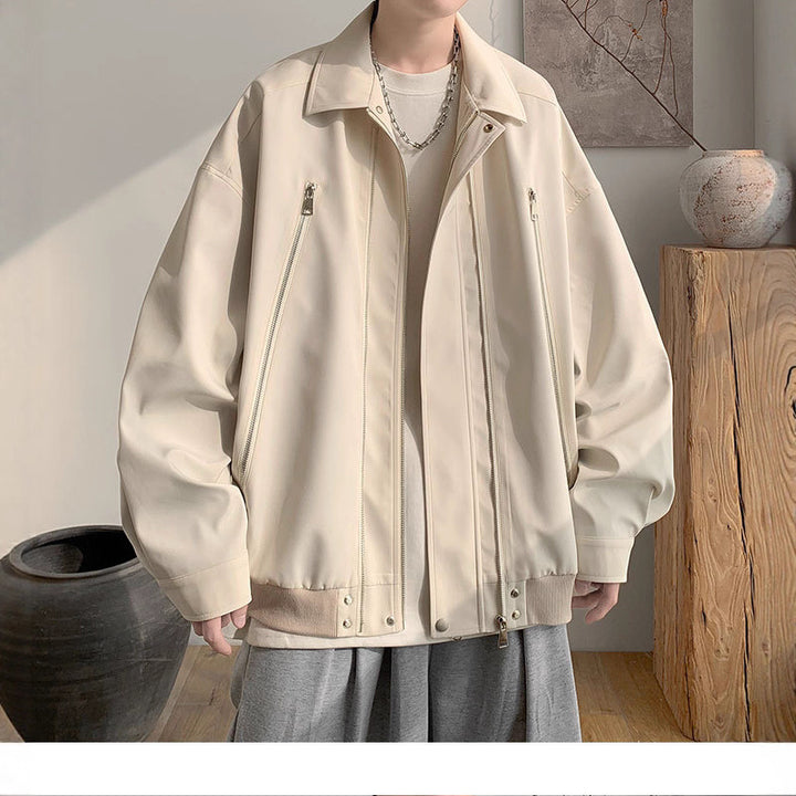 Damen Oversized Jacke mit innovativem Reißverschluss und lässigem Schnitt Drune