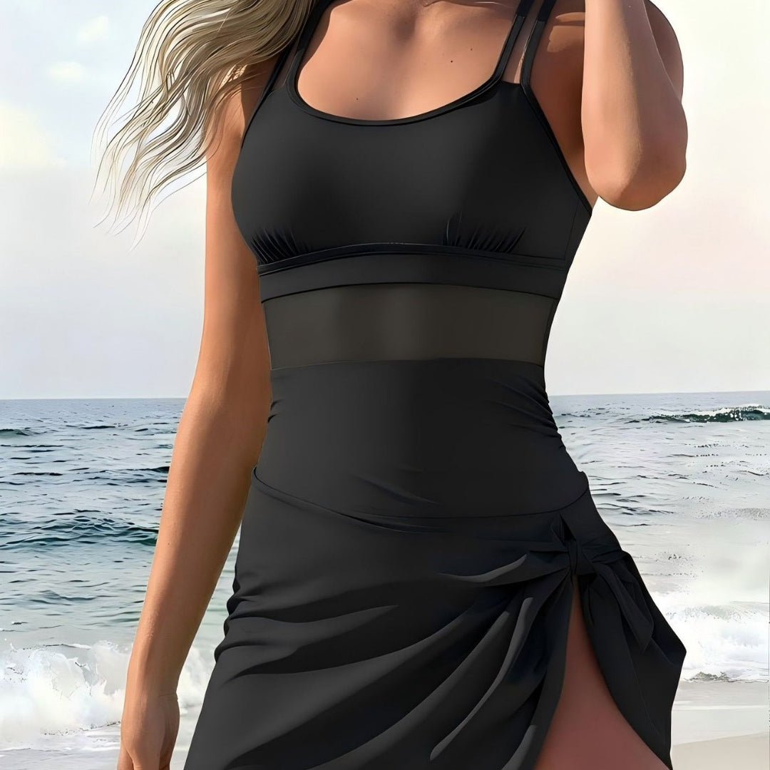 Damen Tankini mit modischem Wickelrock Drune