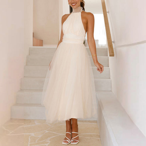 Damen Festliches Tüllkleid Drune