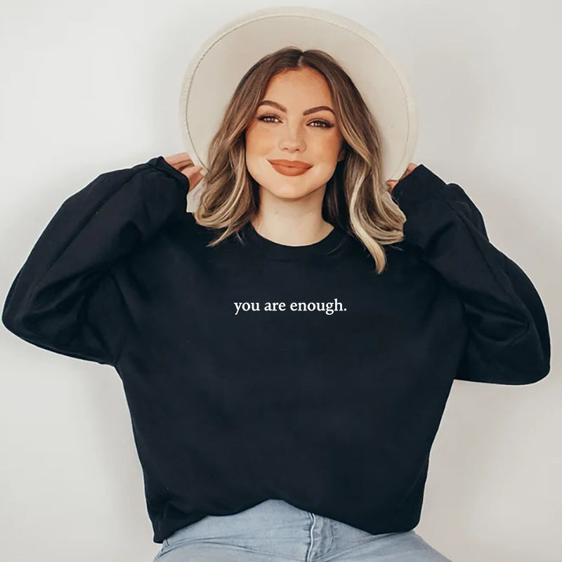 Damen Sweatshirt mit inspirierendem Motiv und gemütlichem Schnitt Drune