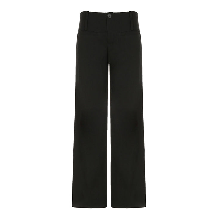 Damen Weite High-Waist-Hose Drune