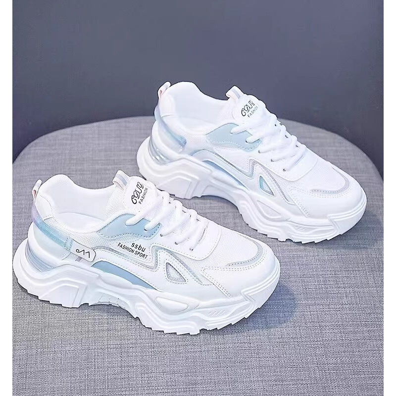 Damen Chunky Sneakers mit glänzenden Akzenten und auffälligem Design Drune