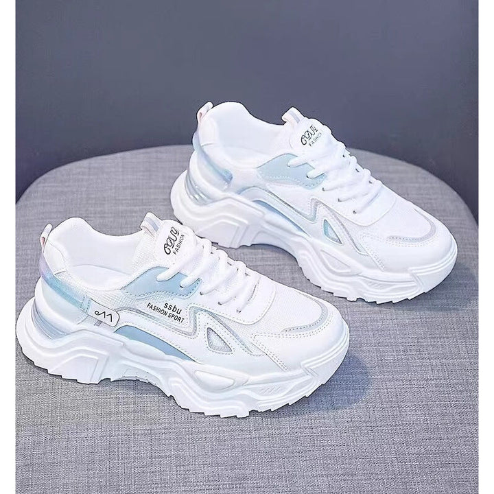 Damen Chunky Sneakers mit glänzenden Akzenten und auffälligem Design Drune