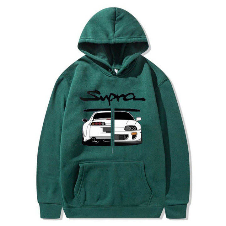 Damen Kapuzenpullover mit einzigartigem Design und bequemen Kängurutaschen Drune