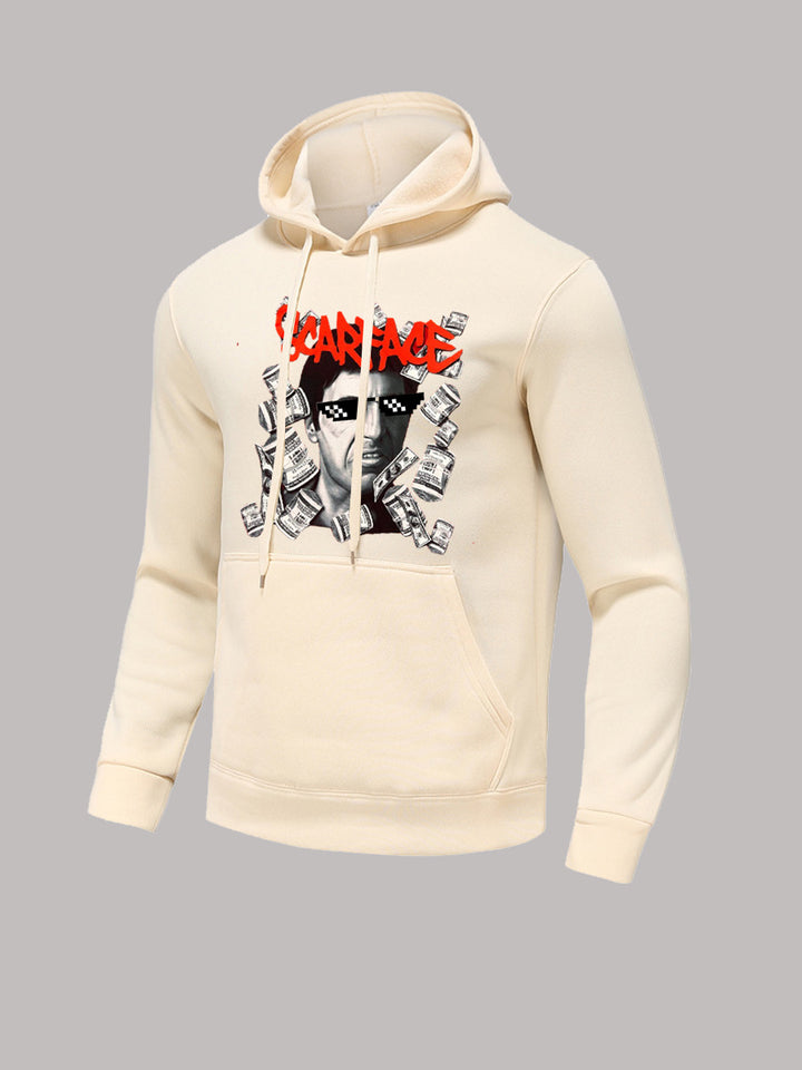 Damen Kapuzenpullover mit kreativem Grafikdruck Drune