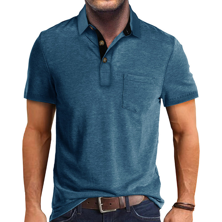 Herren Polo-Shirt mit modernen Designelementen Drune