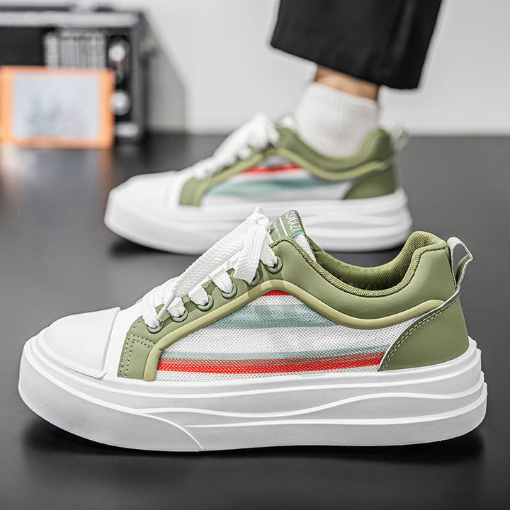 Damen Chunky Sneakers mit atmungsaktiven Einsätzen und modischen Designelementen Drune