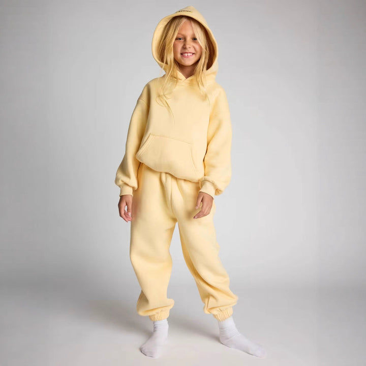 Damen lässiger Hoodie mit weichem Innenfutter und praktischen Taschen Drune