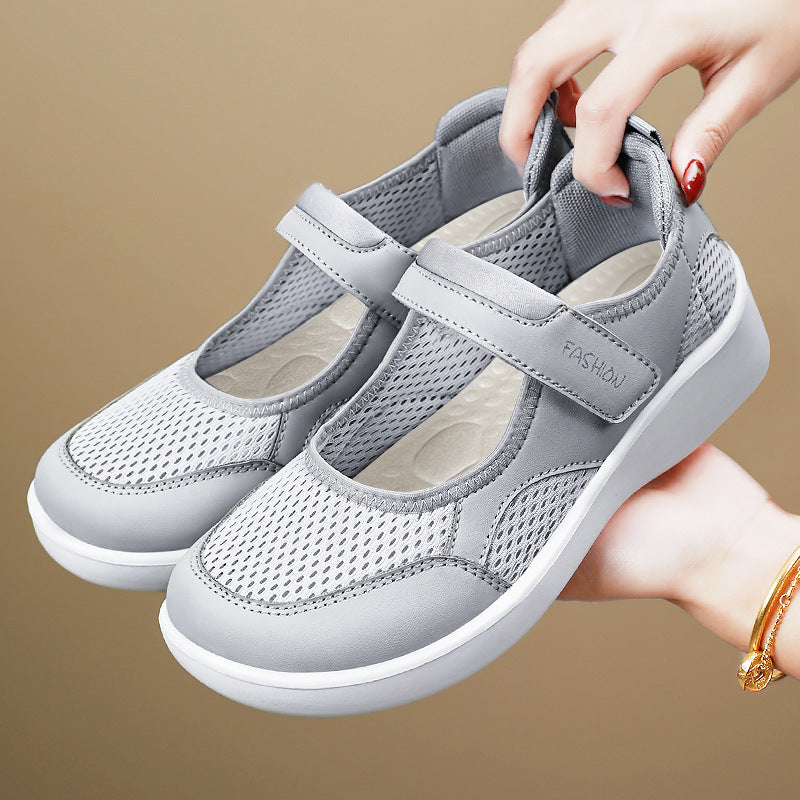 Damen Verstellbare Riemen Komfort Mary Jane Schuhe Drune