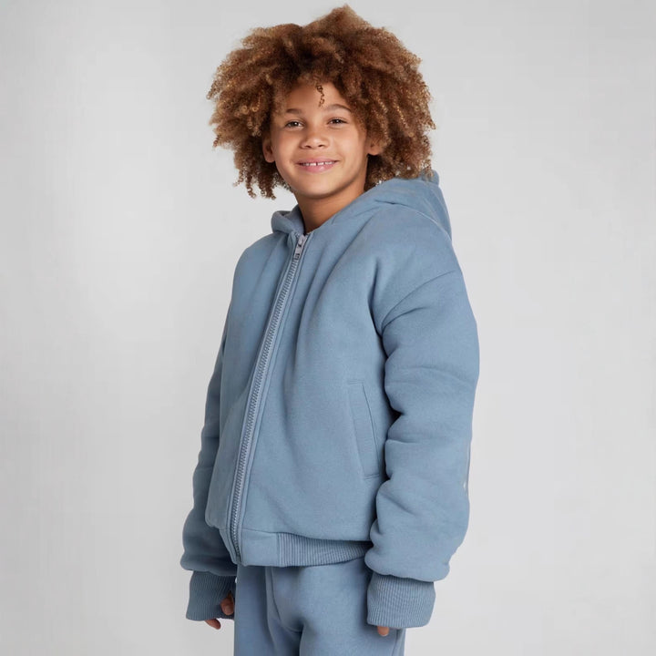 Damen oversized Kapuzenjacke mit praktischem Reißverschluss und lässigem Schnitt Drune