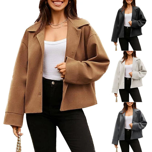 Damen oversized Blazerjacke mit modernen Details und lässigem Schnitt Drune