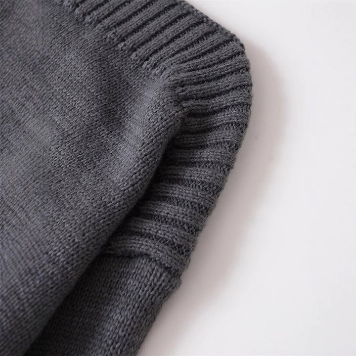 Damen lässiger Oversize-Pullover mit modernem Strukturdesign Drune