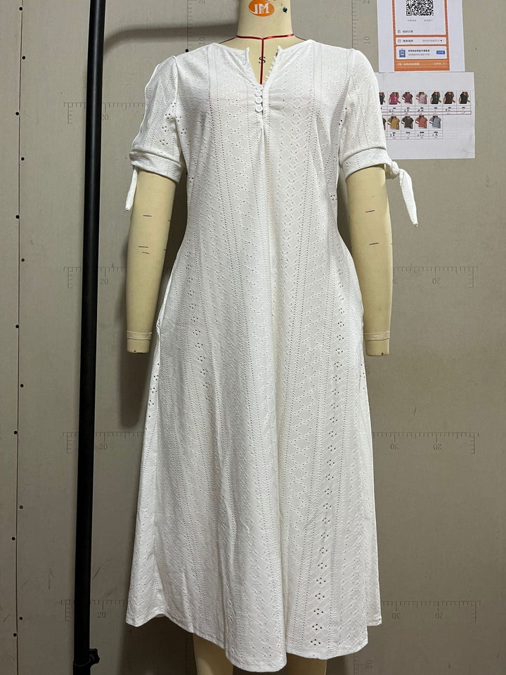 Drune | Elegantes Sommer Boho Midi Kleid