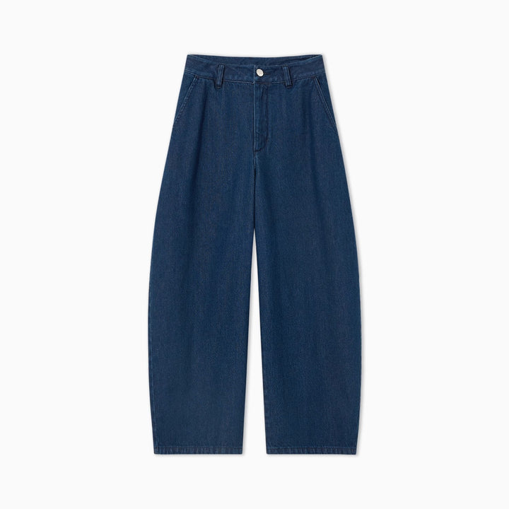 Damen Weit geschnittene Jeans mit hohem Bund Drune