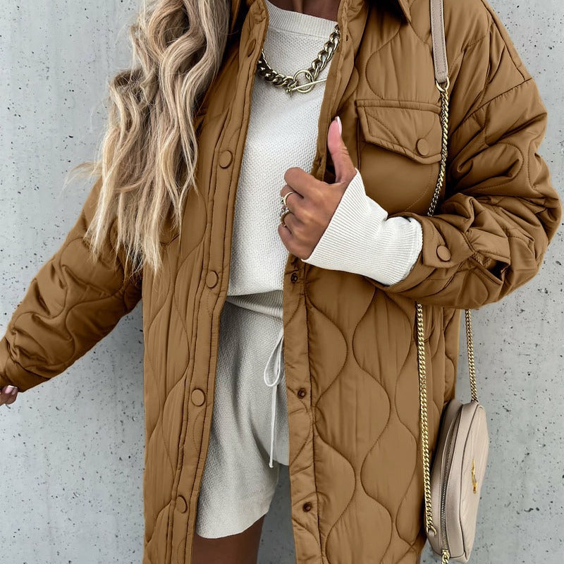 Damen Steppjacke im lässigen Oversized-Stil Drune