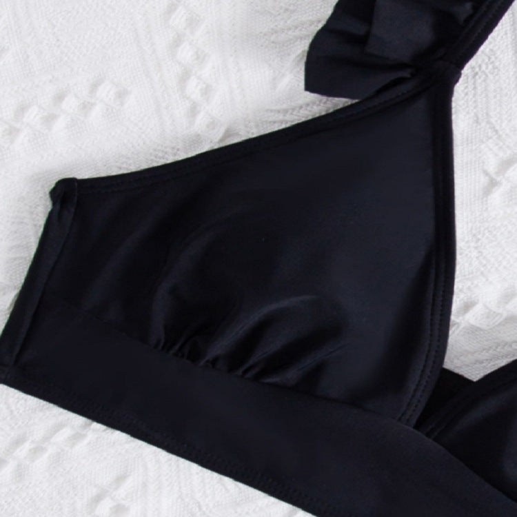 Damen Triangel-Bikinioberteil mit voluminösen Rüschendetails Drune