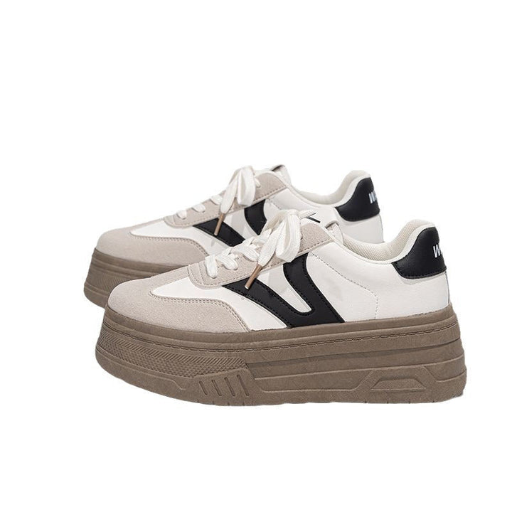 Damen Plateau-Sneaker mit modischer Verzierung Drune