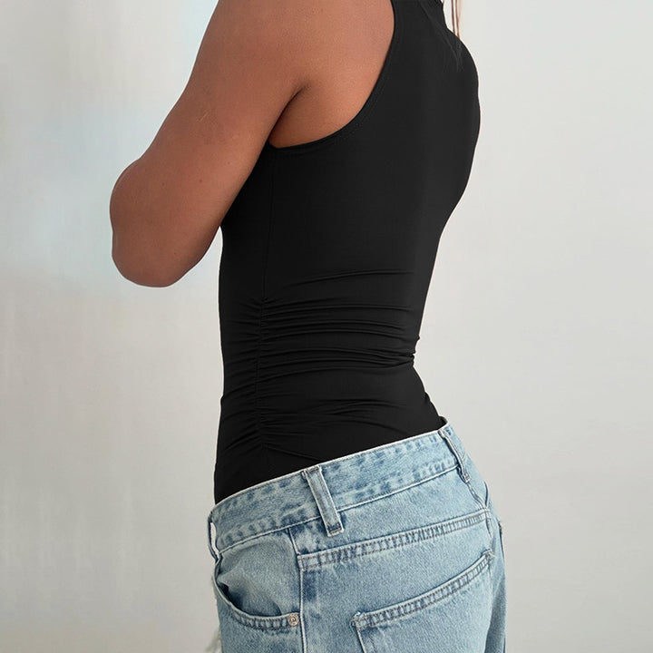 Damen Bodysuit mit elegantem Rüschendetail Drune