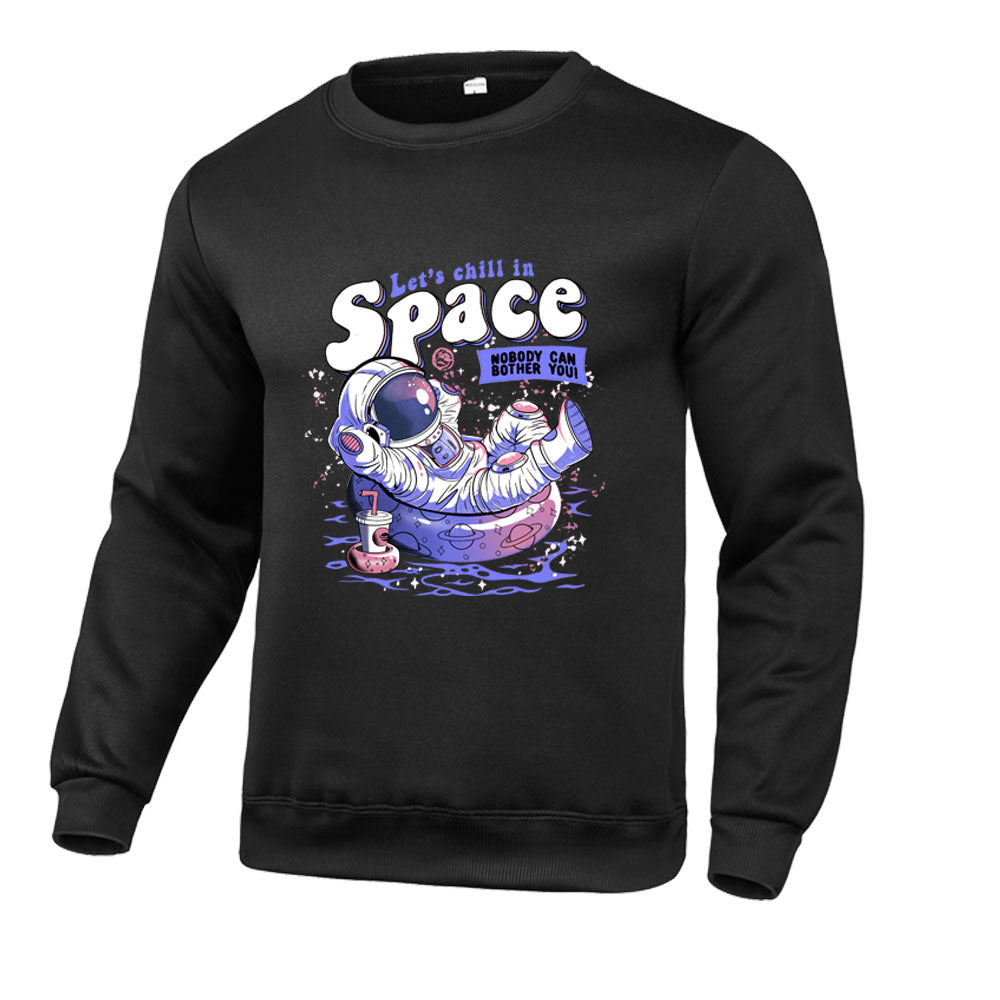Damen Sweatshirt mit kreativem Astronauten-Design Drune