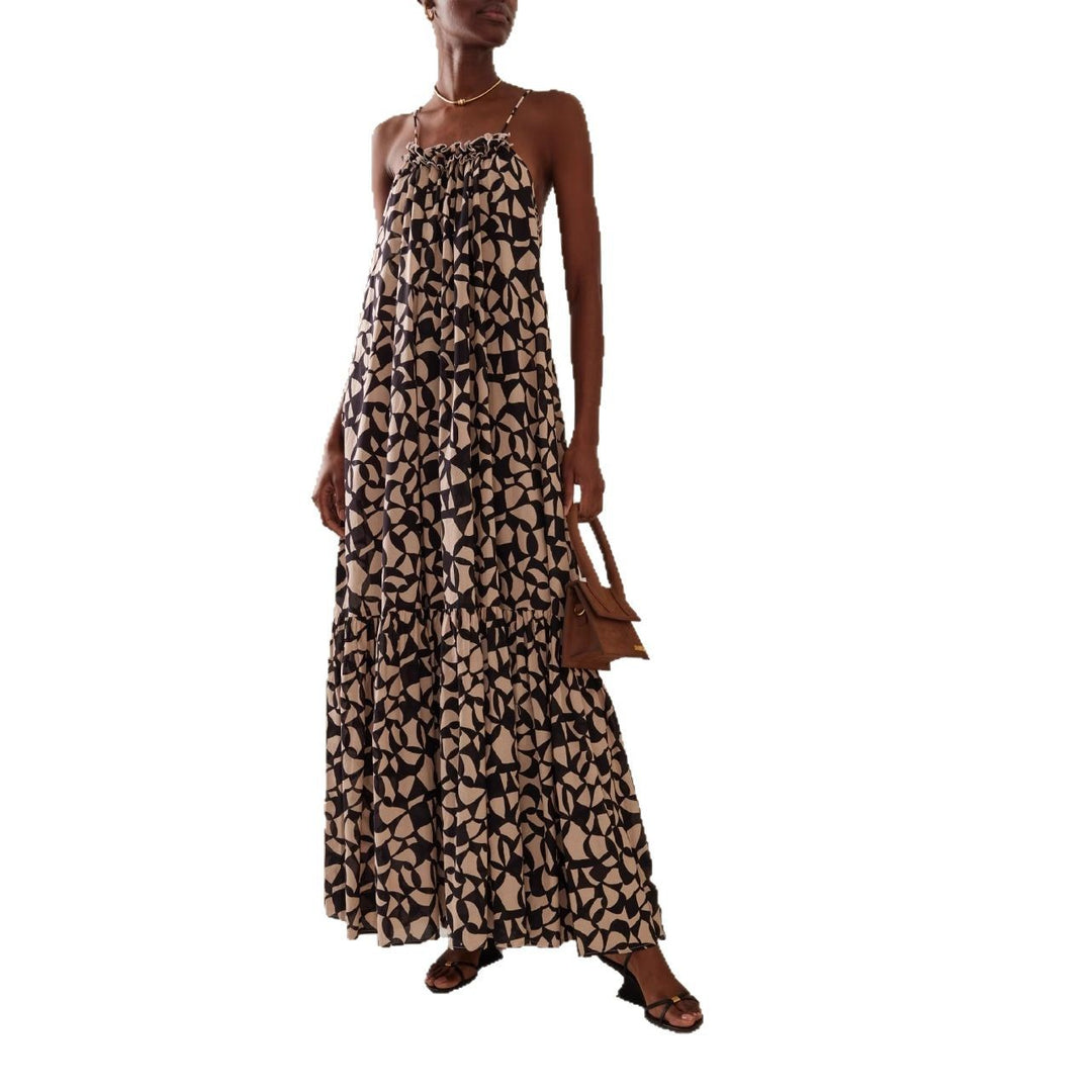 Damen Maxikleid Drune