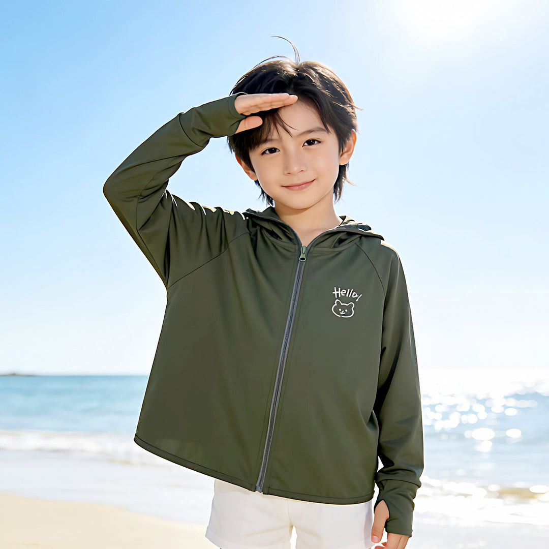 Jungen UV-Schutz Kapuzenjacke Drune